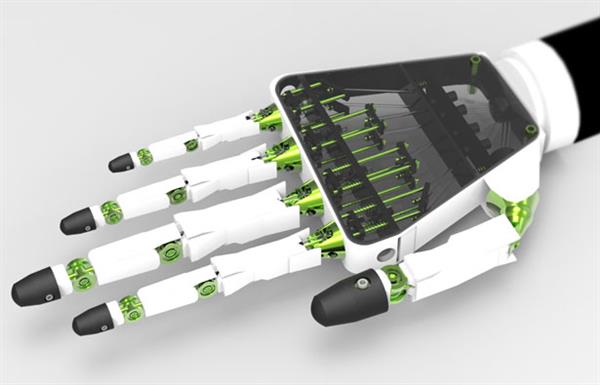 含27个关节完美模仿人手的3D打印假肢