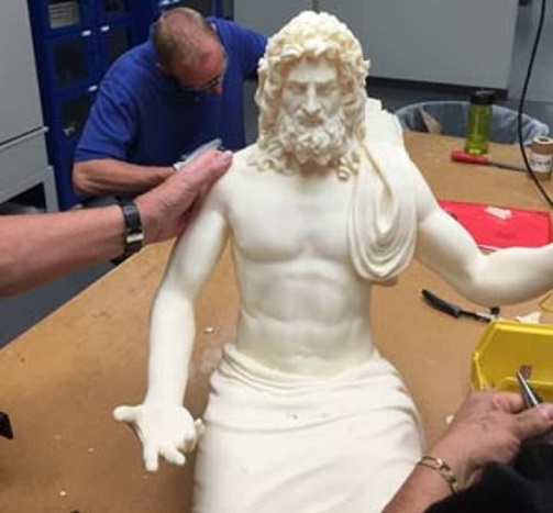 博物馆将展出 <u>3D打印</u>宙斯神像复制品