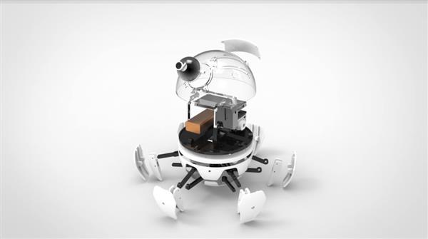 设计团队制造出史上最萌的3D打印机器人Xpider 设计团队制造出史上最萌的3D打印机器人Xpider