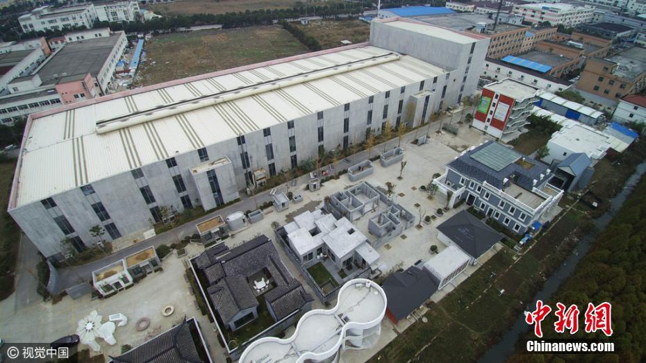 江苏多栋3D打印建筑亮相 建迷你“小镇” 江苏多栋3D打印建筑亮相 建迷你“小镇”