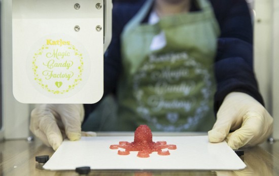 自拍变成糖!世界首台糖果3D打印机登陆英国