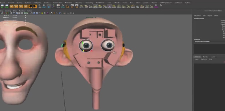 Sainsbury's借3D打印技术为圣诞短片主人公制作面部表情