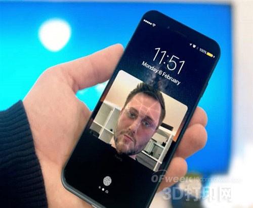 iPhone8将新增支持面部识别的前置3D激光扫描仪？