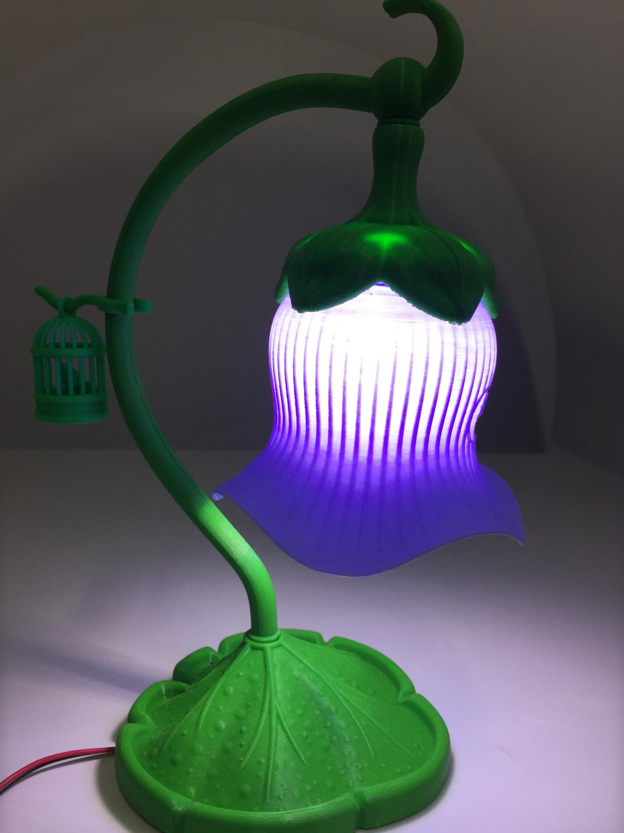 太尔时代3D打印创意台灯