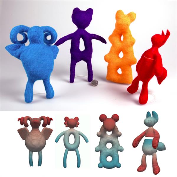 新的软件可让您将3D模型转换成3D打印毛绒玩具 新的软件可让您将3D模型转换成3D打印毛绒玩具