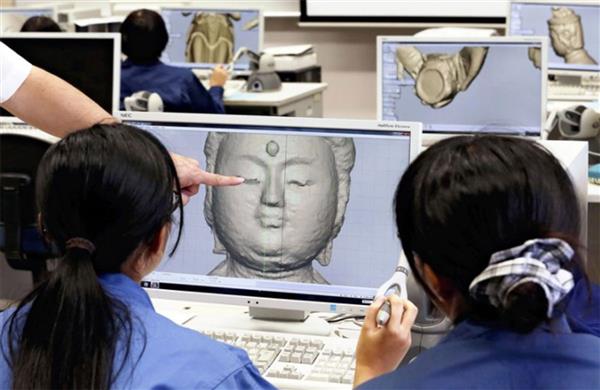 日本高中生3D打印佛像,以防止佛像从寺庙中被盗窃 日本高中生3D打印佛像,以防止佛像从寺庙中被盗窃