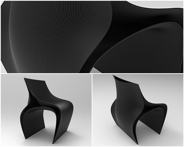 Zaha Hadid将在米兰设计周展出令人难以置信的3D打印椅子 Zaha Hadid将在米兰设计周展出令人难以置信的3D打印椅子
