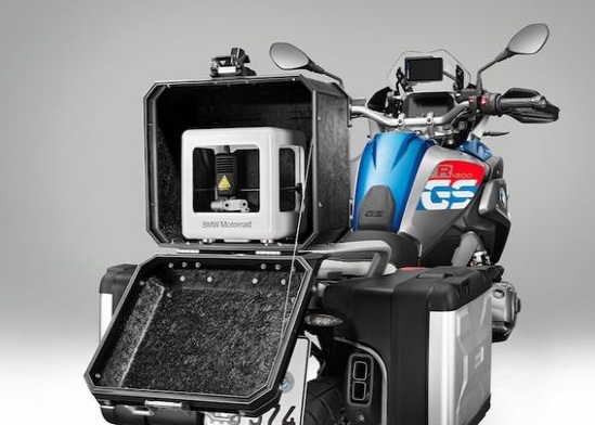 寶馬摩托車自帶3D打印機(jī)，自己就能造零件