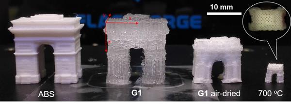 3D打印智能墨水,可创造出形状和变色的物体 3D打印智能墨水,可创造出形状和变色的物体