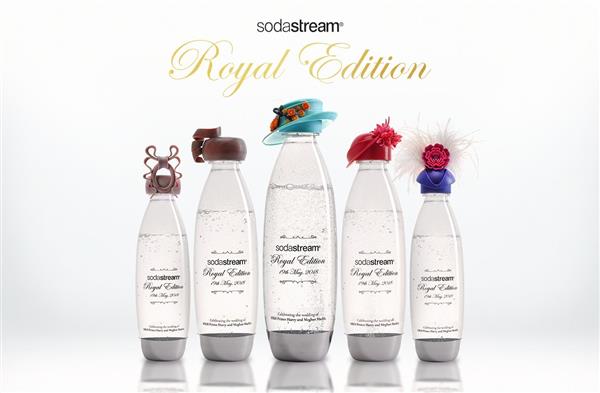 SodaStream公司推出受哈里王子婚礼启示的3D打印帽子水瓶 SodaStream公司推出受哈里王子婚礼启示的3D打印帽子水瓶