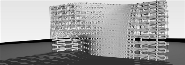 新的SCRIM 混凝土3D打印使用网格来生产轻质结构 新的SCRIM 混凝土3D打印使用网格来生产轻质结构