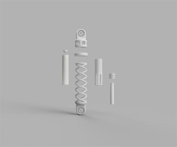 科思创使用3种不同的3D打印工艺生产减震器 科思创使用3种不同的3D打印工艺生产减震器