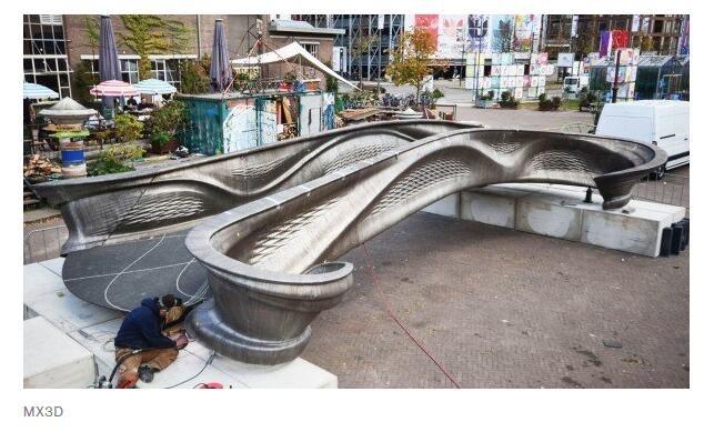3D打印钢桥 3D打印钢桥