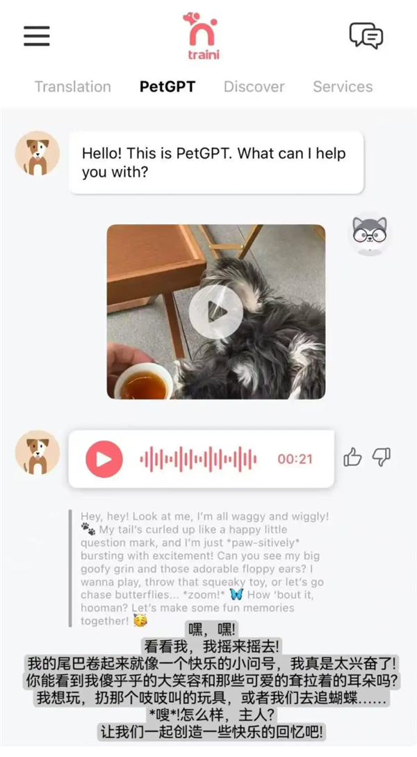实现跨物种交流!AI人宠语言翻译软件大火:可检测宠物犬12种情绪