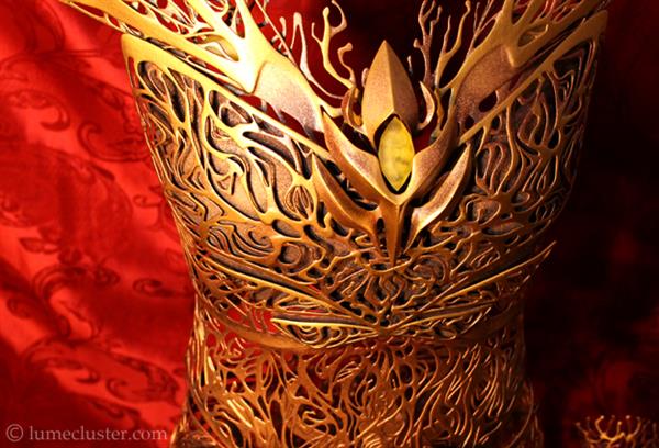 设计师借助3D打印打造绝美梦幻礼服盔甲 设计师借助3D打印打造绝美梦幻礼服盔甲
