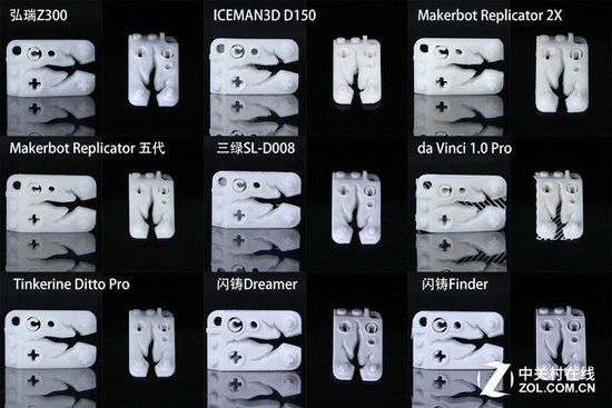 10微米的比拼 9款3D打印机华山论剑