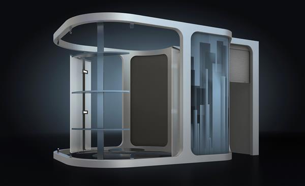俄罗斯公司推出高清快速旋转3D扫描亭Portal 俄罗斯公司推出高清快速旋转3D扫描亭Portal