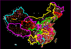 中国地图CAD完整版