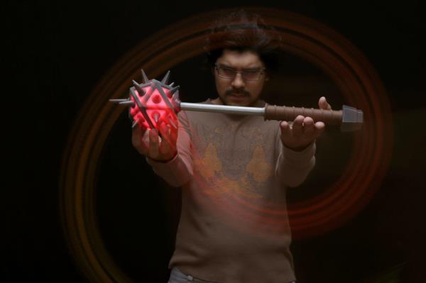 爱好者使用3D打印制作出会发光的权杖 爱好者使用3D打印制作出会发光的权杖