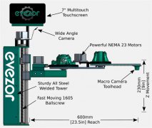 <b>开源机器人臂Evezor开始众筹,3D打印、焊接、铣削等无所不能</b> <b>开源机器人臂Evezor开始众筹,3D打印、焊接、铣削等无所不能</b>