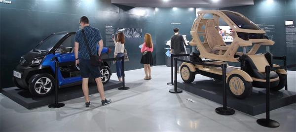 韩国设计公司KLIO Design推出超小型3D打印概念车 韩国设计公司KLIO Design推出超小型3D打印概念车
