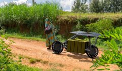 <b>3D打印的太阳能watt-r手推车使水收集更容易</b> <b>3D打印的太阳能watt-r手推车使水收集更容易</b>