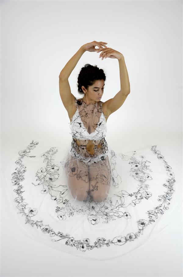 以色列研究生使用3D打印笔制作“3D Lace”女装内衣系列(图) 以色列研究生使用3D打印笔制作“3D Lace”女装内衣系列(图)