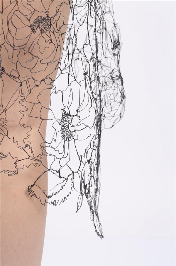 以色列研究生使用3D打印笔制作“3D Lace”女装内衣系列(图) 以色列研究生使用3D打印笔制作“3D Lace”女装内衣系列(图)