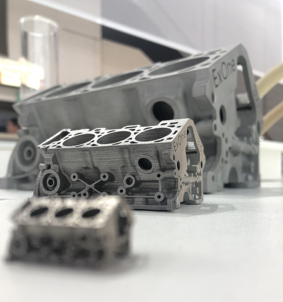 ExOne发布一天打印2520升材料的新款大尺寸砂型3D打印机 ExOne发布一天打印2520升材料的新款大尺寸砂型3D打印机
