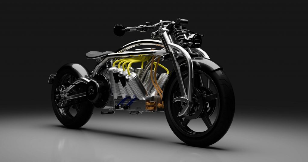 柯蒂斯摩托车公司的Zeus 8摩托车设计