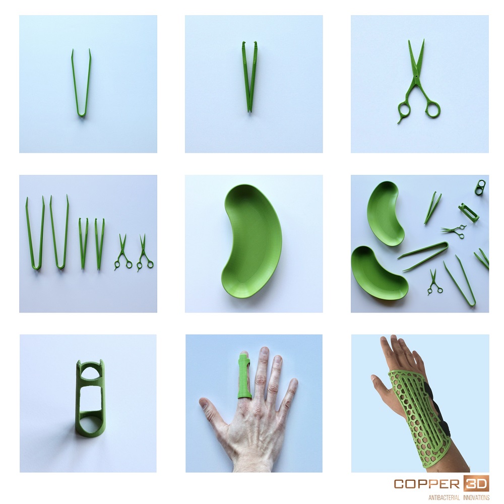 Copper 3D的3D打印医疗设备 Copper 3D的3D打印医疗设备