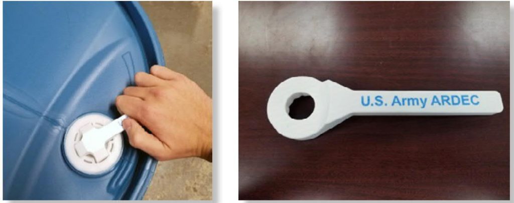 美国陆军用Rize One打印了一个开桶器和3D扳手 美国陆军用Rize One打印了一个开桶器和3D扳手