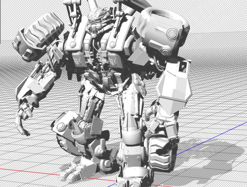 变形金刚狂派工程车机器人模型（高清版）