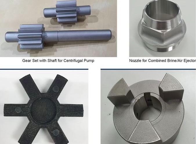 三种不同的3D打印部件(如图)成功通过了行业标准的耐用性测试 三种不同的3D打印部件(如图)成功通过了行业标准的耐用性测试