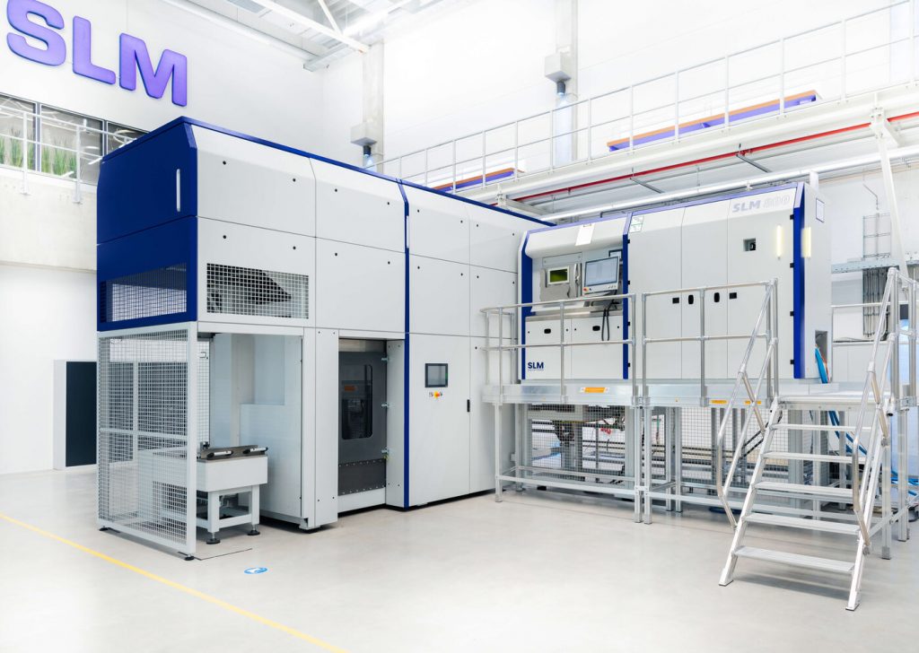 SLM Solutions的SLM 800 3D打印机。 SLM Solutions的SLM 800 3D打印机。