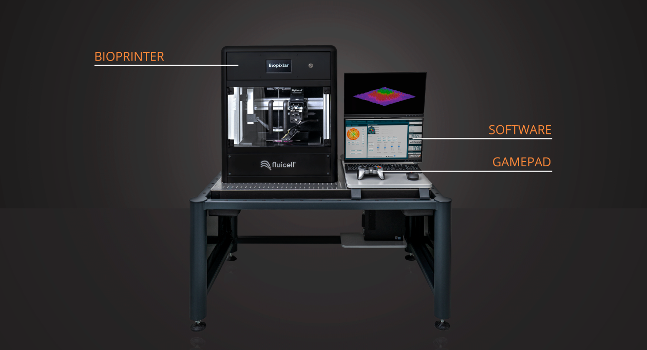 <b>FLUICELL Ƴڶϸ3DӡϵͳBIOPIXLAR AER 3Dӡ</b>