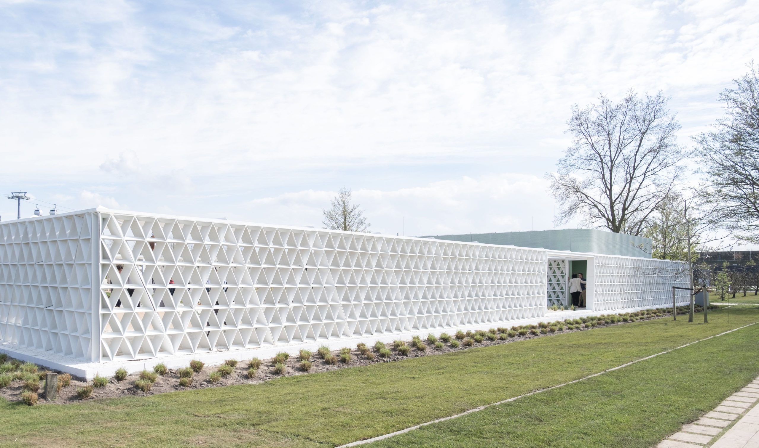 Aectual&Pragma：在花卉博览会建造3D打印的可回收展馆！