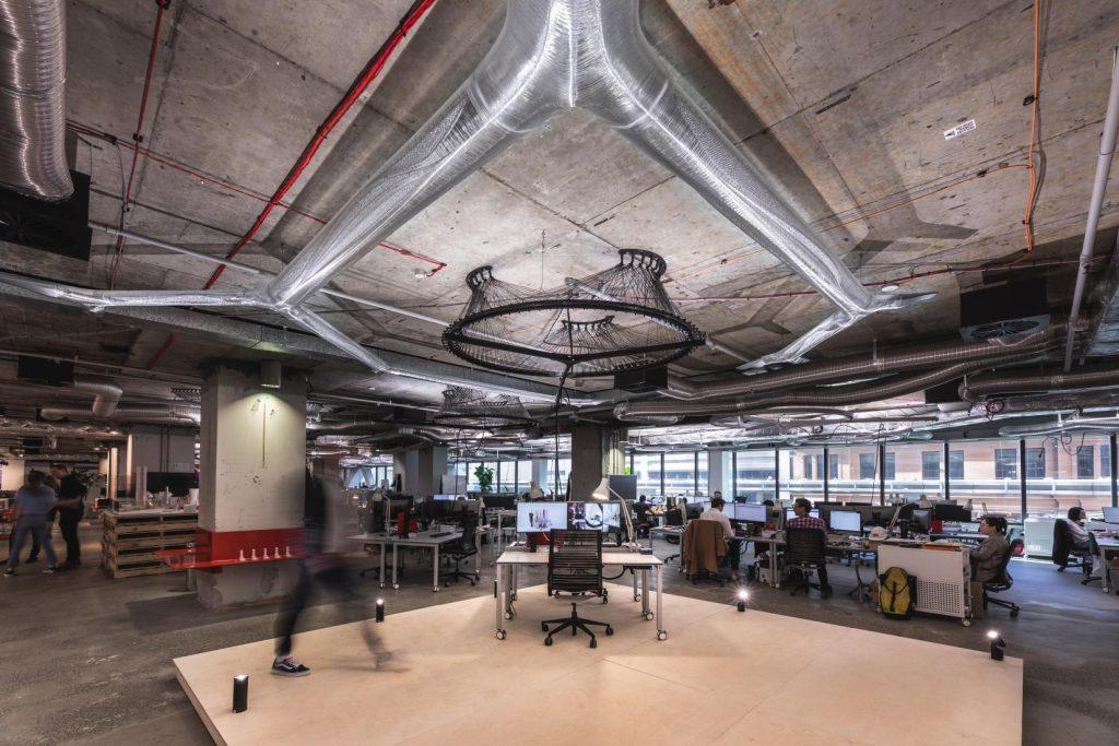 安装在 BVN Architecture 悉尼工作室的 3D 打印“SR2”空气过滤系统 安装在 BVN Architecture 悉尼工作室的 3D 打印“SR2”空气过滤系统