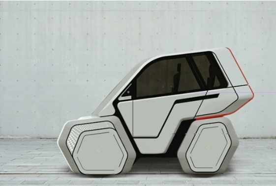 nFrontier推出3D打印混合动力电动车，无需驾照且百公里“消耗”一顿饭