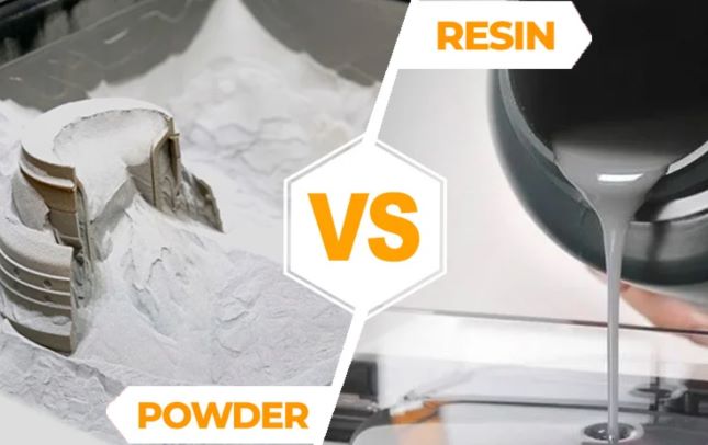 树脂VS粉末：应该为3D打印选择哪种材料?