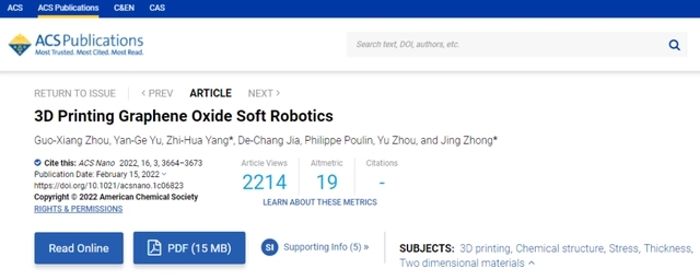 无需能源驱动！哈尔滨工业大学重庆研究院实现3D柔性机器人研发重大突破