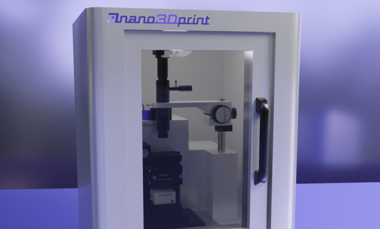 Nano3Dprint 推出最新款亚微米D4200S 打印机，打印分辨率达20nm