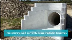 剑桥研究人员3D打印智能混凝土端墙，实现墙体结构建造过程的数字孪生