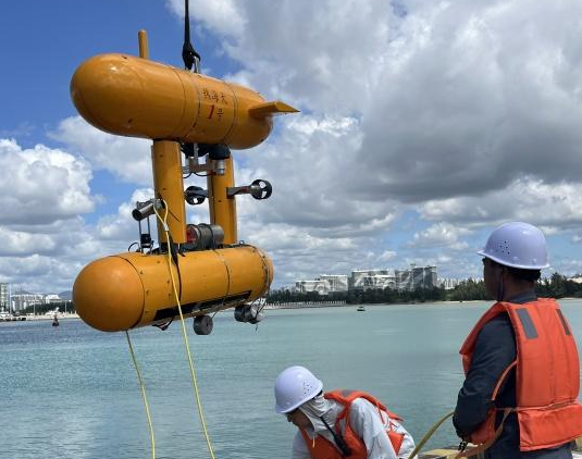 水下机器人“热海大1号”成功完成海试:具备遥控、自主运行两种模式